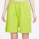 Nike NWT WOMEN'S ESSENTIAL FLEECE SHORT ATOMIC GREEN Photo 0