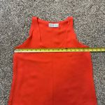 ALC Frank A.L.C. coral orange silk sleeveless top Photo 7