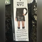 Madden NYC Black Sequin cargo Mini Skirt women size Medium (8/10) holiday party Photo 6