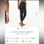 Lululemon  Align Jogger 28"
Incognito Camo Multi Grey
Size 6 Photo 5