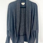 Anthropologie  MAEVE Gray Ingrid Cocoon Ribbed Long Sleeves Open Cardigan XS Photo 0