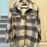 ZARA  Suede Plaid Shacket Photo 0