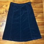 Croft & Barrow navy blue corduroy skirt Photo 0