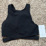 Athleta  Women’s Size Small Conscious Cut Out Crop in Black NWT Photo 0