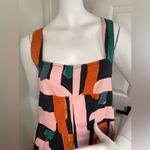 Bel Kazan Colorful Abstract Maxi Dress. #155 Black Size L Photo 5