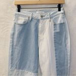 PacSun Two-Toned Denim Patchwork High Rise Mom Jean size 25 Photo 1