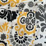 Like new black gray white and yellow tote bag. Magnetic clip Photo 1