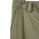 Vince Women's Cropped Cargo Pants 14 NWT Khaki Green Cotton Stretch Utility Photo 11