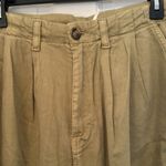 Free People  Tan/Khaki wide Leg High‎ Waist Pants size 6 NWOT Photo 2