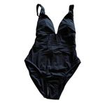 ANDIE  The Sardinia One-Piece Adjustable Straps Black SZ M #1442 Photo 5