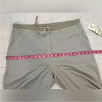 J.Jill NWT  Petal Soft 100% Cotton Light Grey/Tan Cargo Style Pants Gorpcore - 12 Photo 9