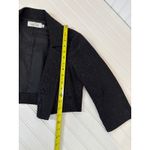 Vintage Rickie Freeman for Teri Jon Cropped Blazer Wool Blend Classy Chic Size 6 Black Photo 2
