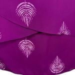 Alfani  Purple White Patterned Faux Wrap Split Neck Sleeveless Blouse Size M Photo 2