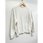 Rae Dunn  Sweater Size Extra Large White Black Pullover Long Sleeve Crewneck Photo 6