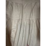 Gap  Beige Cotton Elastic Waist Front Tie Lined Mini Skirt Women Sz S Photo 7