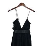 Alice McCALL  Justify My Love Jumpsuit in Black Belted Ruffle Women’s Size 0 New Photo 4