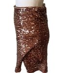 Rachel Zoe NWT ALL OVER SEQUINS FAUX WRAP MINI SKIRT STRETCH XS Photo 2