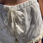 Seafolly Lace Shorts Cream Size XS Photo 9
