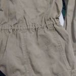 Red Snap Tan Zip Up Field Utility Jacket Size M Photo 2