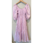 NICHOLAS Henna Tiered Gathered Cotton Photo 7