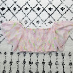 Hatch Maternity Florence Bandeau Top Pink Size XL Purple Photo 7