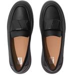 FitFlop Womens F-Mode Leather Flatform Slip On Loafers Shoes Photo 0