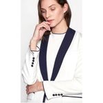 Vince Equipment Quincy Blazer in Nature White Eclipse Sz.6 NWT Photo 4