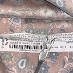 ZARA  Womens Floral Paisley Long Sleeve Button Up Satin Small Bloomcore Career‎ Photo 8