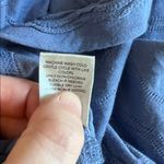 Christopher & Banks Christoper & Banks 3/4 Sleeve Ripple Textured Boatneck TShirt Blue Size Large Photo 6