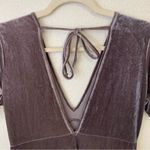 Wishlist Midnight Velvet Double V Tiered Skirt Short Sleeve Dress Photo 6