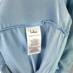 Lulus NWOT Kamara Light Blue Mesh Cutout Knotted Midi Bodycon Dress Small Photo 10