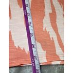 LuLaRoe  Olive Shirt Womens Size Large Orange/Peach Abstract‎ Design Tulip Sleeve Photo 9