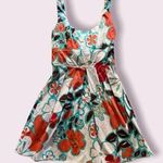 City Triangles Y2K Hawaiian floral print empire waist sundress Photo 0
