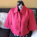 Laura Ashley Pink 3/4 Sleeve Blazer Jacket Size M Photo 0