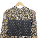 Michael Kors Mixed Botanical Print Georgette Dress Boho Flowy Women’s Size XXS Photo 9