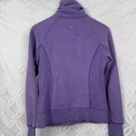 Lululemon  Calm & Cozy Jacket Heathered Winter Orchid Size 6 Photo 4