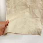 Charter Club  Linen Tan Wide Leg Womens Pants 12 Old Money Lagenlook Capsule Photo 4