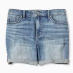 Torrid  Medium Wash 6‎ Inch Vintage Stretch High-Rise Denim Shorts Size 30 Photo 0