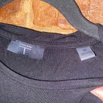 Tahari  Black Short Sleeve Crew Neck Jersey Knit T-Shirt Women's Size XS Photo 2