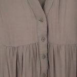 Coco Carmen Harlan Ruffle Tier Tunic Top Boho Cottage Lagenlook Flare Size S/M Green Size M Photo 4