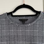 Banana Republic Black Herringbone Top | Racing Stripe | Small | Dark Academia Photo 1