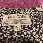 Jack Wills  navy and white butterfly 🦋 printed top Photo 1