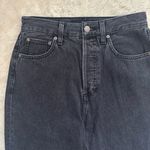 Aritzia  Denim Forum Jeans The '90s Joni Hi-rise Loose Jean Black Sz 25 Photo 4