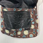 Dickies Messenger Brown Retro Circle Print Shoulder Laptop School Travel Tote Photo 8