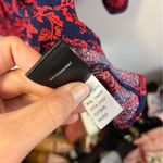 Torrid  Red & Navy Floral Lace Up Babydoll Crinkle Gauze Top Crochet detail Sz 3 Photo 9