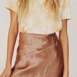 VrgGrl Champagne Satin Mini Skirt Size XS Photo 5