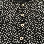 New J Galt Pacsun Floral Blue and White Button Down Cropped Top Size undefined Photo 2