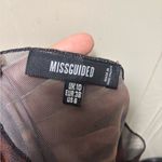 Missguided   Bodysuit - Black animal print Tie-Dye with Leopard Sleeves Photo 6