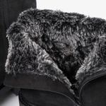 Vagabond Black Lug Leather Upper Fur Lined Boots in Size 7 4857-250-20 Photo 1