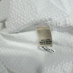LL Bean White Stripe Long Sleeve Button Up Cotton Seersucker Shirt LARGE PETITE Size undefined Photo 9